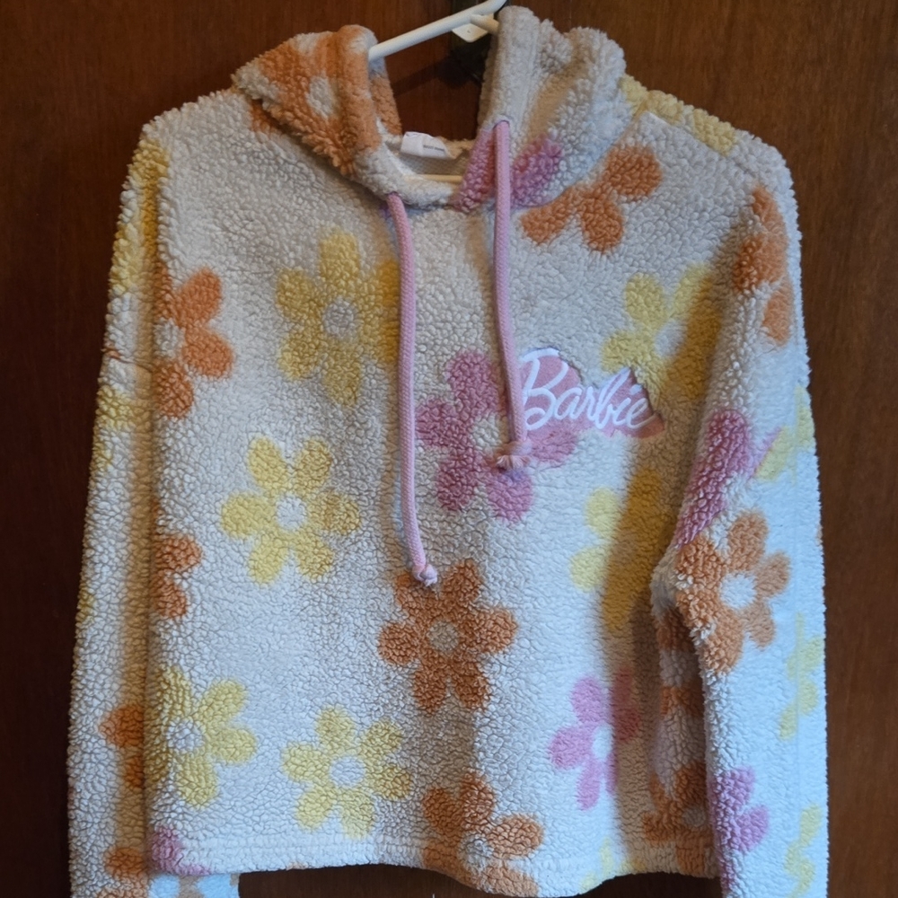 Barbie Multicolor Floral Sherpa Hoodie